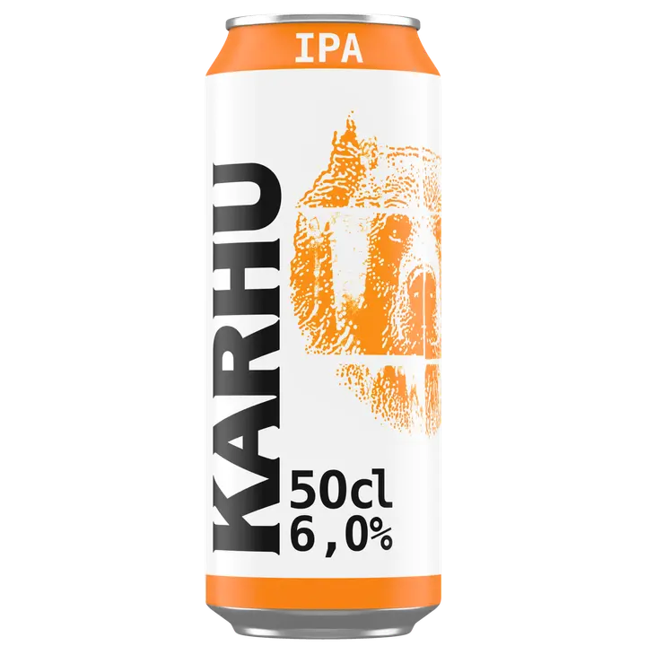 Karhu IPA olut 6,0 % tölkki 0,5 L|Karhu IPA 饮料 6.0% 罐装 0,5 L