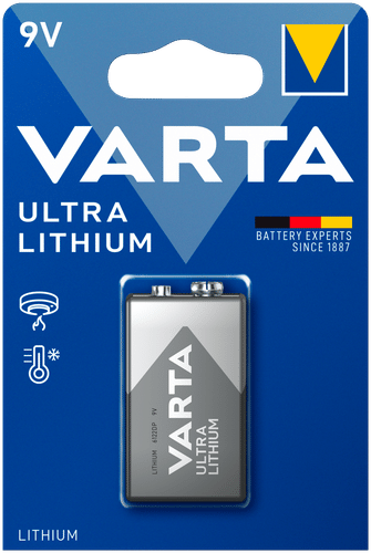 Varta ultra lithium 9v paristo