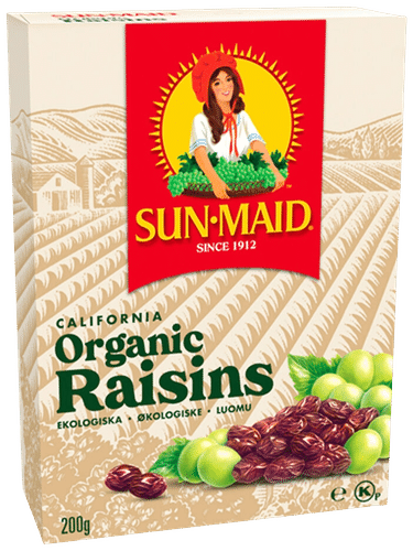 200g Sun-Maid Kalifornialainen kivetön luomurusina