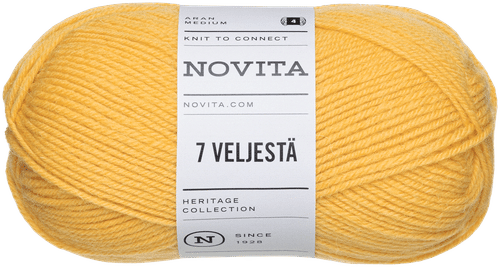 Novita 7 Veljestä 纱线 100克 向日葵 268