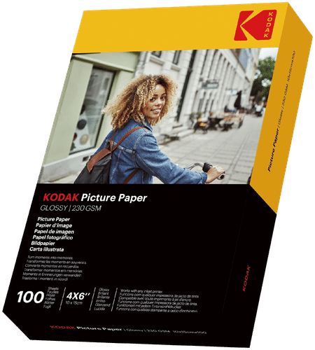 Kodak valokuvapaperi kiiltävä 10 x 15 cm 230g/m² 100 arkkia