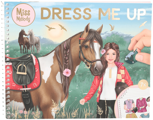 Miss Melody Dress Me Up贴纸书 大号