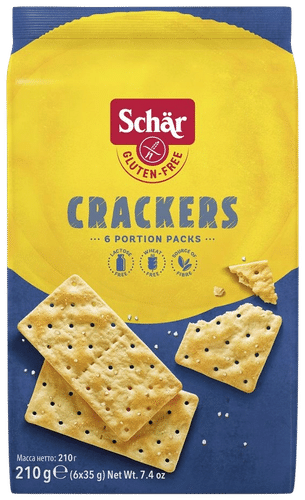 Schär 210g Crackers voileipäkeksi gluteeniton|Schär 210克无麸质脆片三明治饼干