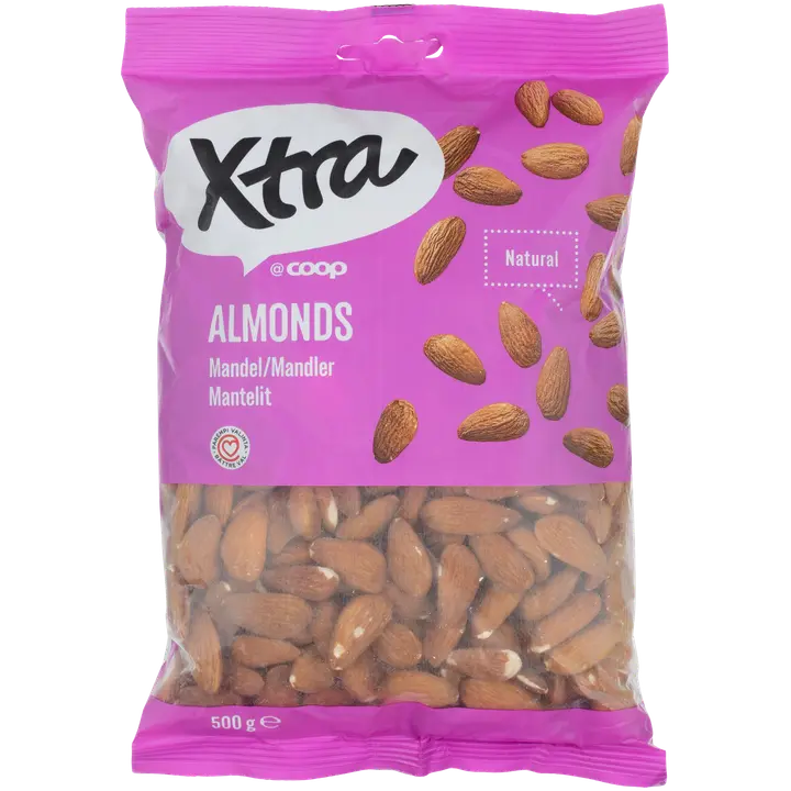 Xtra mantelit 500 g-Xtra 杏仁 500 g