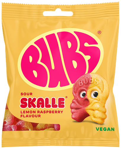 BUBS Lemon Raspberry SKALLE makeinen 155g