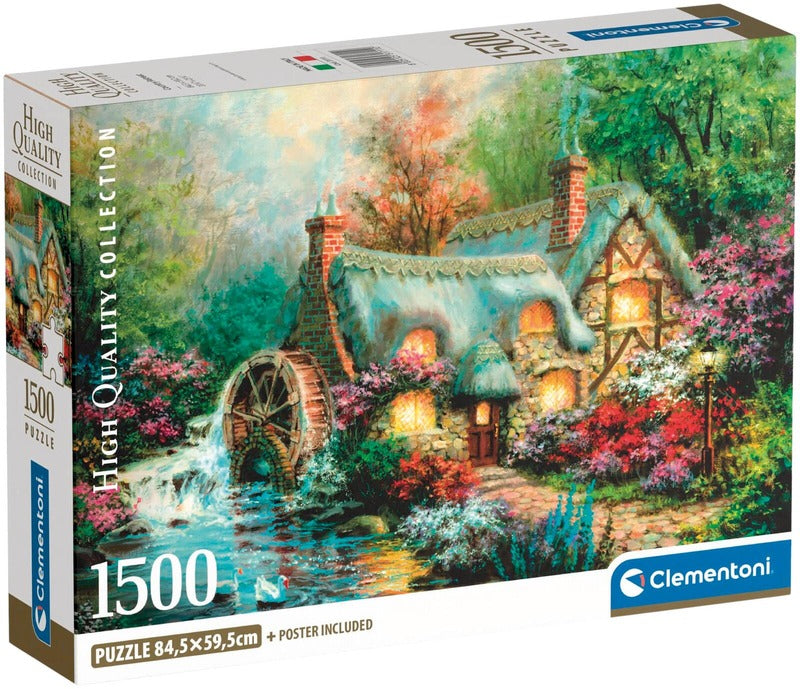 Clementoni 紧凑拼图1500片,多种图案|Clementoni Compact -palapeli 1500 palaa, erilaisia