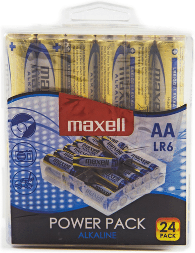 Maxell LR06 (AA)电池,经济装 24件
