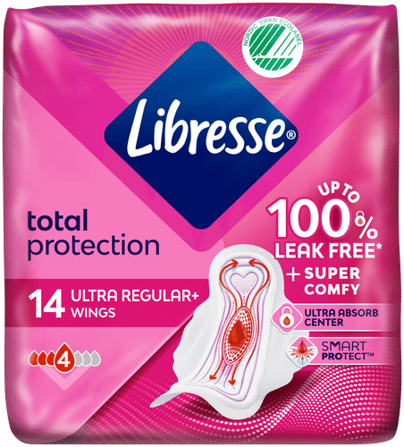 Libresse Ultra side Ultra+ Wings regular 14 kpl