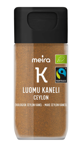Meira 有机锡兰肉桂粉 公平贸易 22g|Meira Luomu jauhettu kaneli Ceylon Reilu kauppa 22g