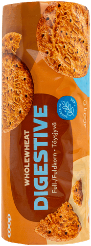 Coop 全麦消化饼干 400 g|Coop Digestive täysjyvävehnäkeksi 400 g