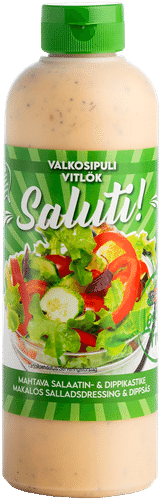 Saluti 500ml salaattikastike valkosipuli