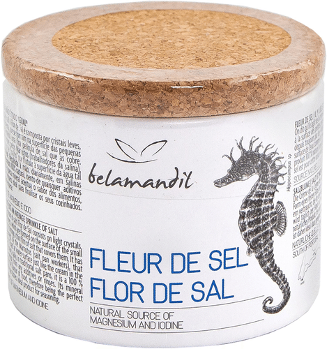 Belamandil Fleur de sel kristallikiteinen luomumerisuola 125g