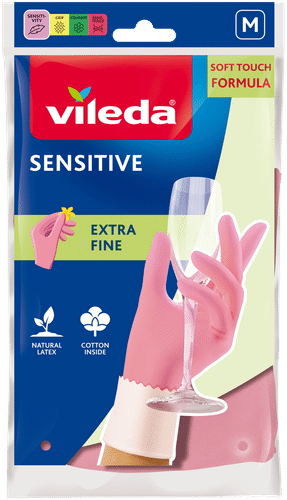 Vileda 敏感型M家务手套 1 pari