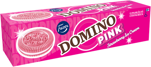 Fazer Domino 粉色夹心饼干 175g|Fazer Domino Pink täytekeksi 175g