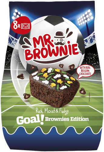 Mr. Brownie Goal! 版巧克力布朗尼 200g|Mr. Brownie Goal! Edition suklaabrownie 200g