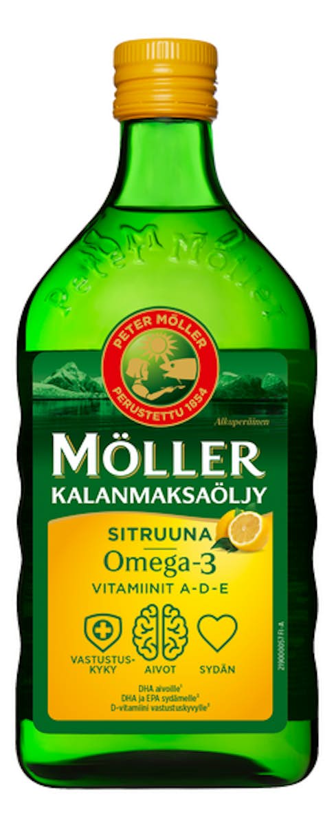 Moller 沐乐思鳕鱼肝油柠檬味500ml