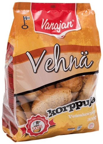 Vanajan Keksit 瓦纳扬小麦脆饼 300g|Vanajan Vehnäkorppu 300g