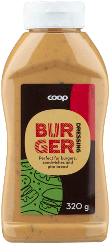 Coop 汉堡酱 320 g|Coop hampurilaiskastike 320 g