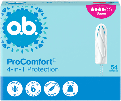 o.b.® ProComfort® Super tamponi 54 kpl