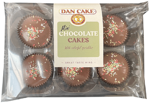 Dan Cake 迷你巧克力蛋糕 6个装 150g|Dan Cake Mini suklaakakut 6 kpl 150g