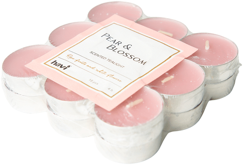 Havi 梨与花香薰加热蜡烛 18件/4小时|Havi Pear & Blossom tuoksulämpökynttilä 18kpl/4h