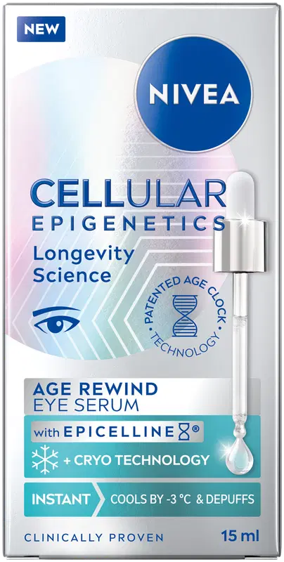 NIVEA 15ml Cellular Epigenetics逆龄眼周精华|NIVEA 15ml Cellular Epigenetics Age Rewind Eye Serum -silmänympärysseerumi