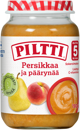 Piltti 桃梨水果泥(5个月)