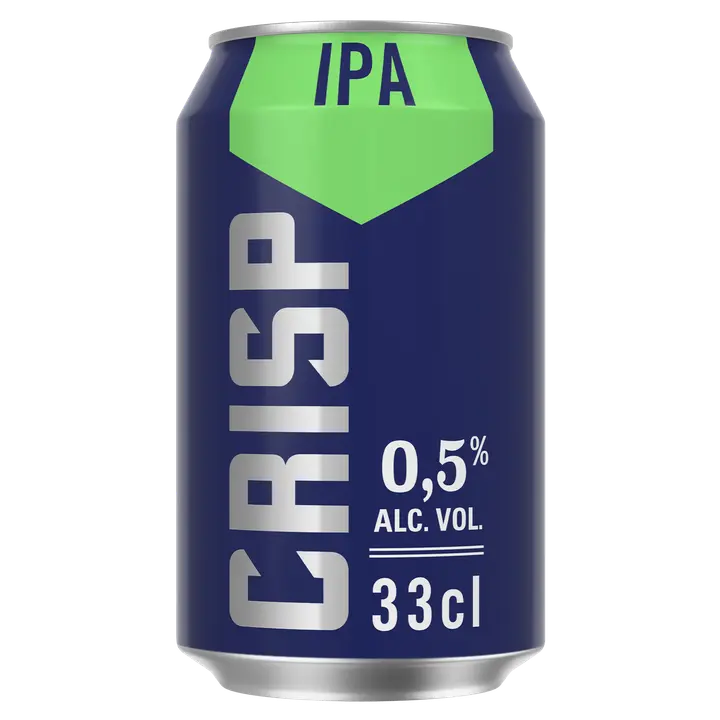 Crisp alkoholiton IPA olut 0,5 % tölkki 0,33 L|Crisp 0度 IPA 饮料 0.5% 罐装 0,33 L