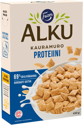 Fazer Alku Proteiini kauramuro 450 g|Fazer 阿尔库 蛋白燕麦片 450 g