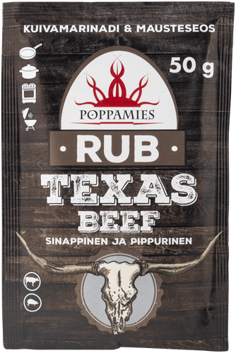 Poppamies Rub Texas Beef mausteseos 50g