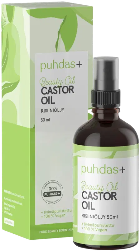 Puhdas+ 蓖麻油 50ml|Puhdas+ Risiiniöljy 50ml