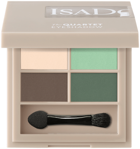 Isadora The Eyeshadow Quartet luomiväripaletti 02 Neo Mint 3,5 g