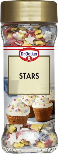 Dr. Oetker Stars -sokerikoristeet 40 g|Dr. Oetker 星星糖饰 40 g