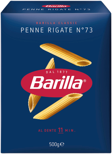 Barilla 笔管面 No73 硬质小麦意面 500g|Barilla Penne Rigate No73 durumvehnästä valmistettu pasta 500g