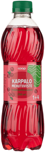 Coop 蔓越莓浓缩汁1+4 0,5l