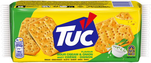 LU TUC TUC 酸奶油洋葱咸味饼干 100g|TUC Sour Cream&Onion suolakeksi 100g