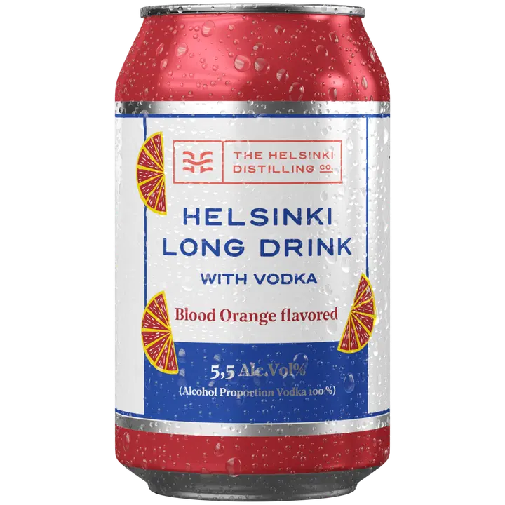 Helsinki Long Drink Vodka-BloodOrange 5,5 % 0,33 l tlk|Helsinki 长饮伏特加血橙 5.5% 0.33 l tlk