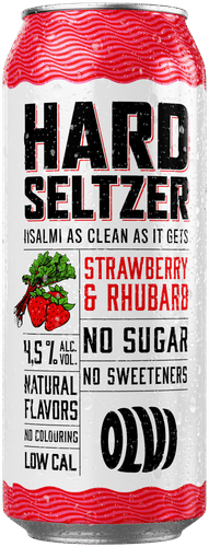 OLVI Hard Seltzer 请冰镇后饮用。