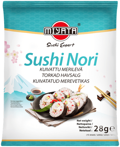 Miyata 28g 寿司海苔干紫菜|Miyata 28g Sushi Nori kuivattu merilevä