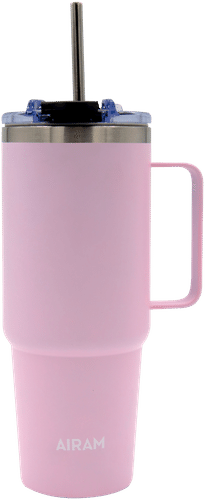 Airam Jumbo teräsmuki 850 ml pinkki