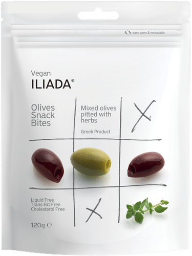 Iliada 混合去核橄榄/香草120克袋