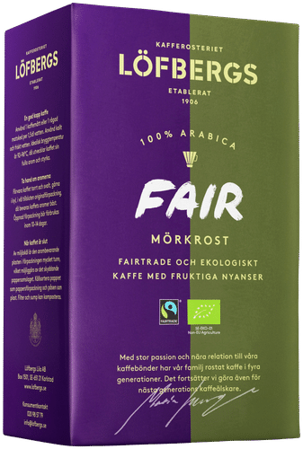 Löfbergs Fair Mörkrostat 咖啡 450 克 公平贸易有机