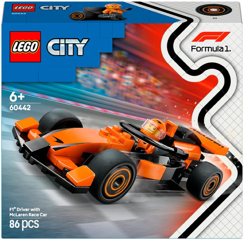 LEGO F1赛车手与迈凯伦赛车|LEGO® City F1®-kuljettaja ja McLaren-kilpa-auto 60442
