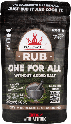 Poppamies Rub One For All mausteseos ilman lisättyä suolaa 200g