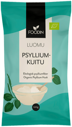 Foodin Psylliumkuitu luomu 120g|Foodin 洋车前子纤维 有机 120g