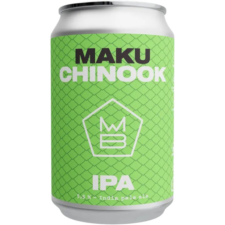 Maku Brewing 5,5% 0.33l Chinook IPA olut tlk|Maku Brewing 5.5% 0.33l 奇努克 IPA 饮料 tlk