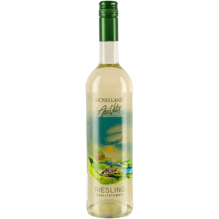 Moselland Ars Vitis Riesling 2022 valkoviini 8,0 til-% 0,75 L plo|Moselland Ars Vitis 雷司令 2022 年白葡萄饮料 8.0 vol% 0.75 L plo