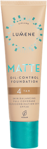 Lumene Matte Oil-control Mattameikkivoide SPF20 4 Tan 30 ml