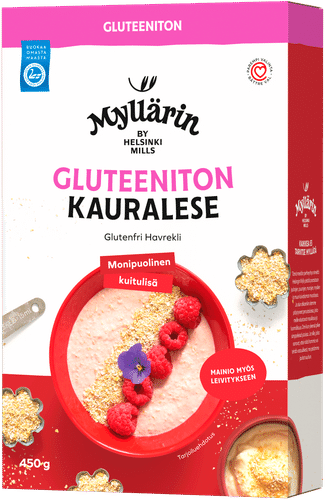 Myllärin Gluteeniton Kauralese 450 g|Myllärin 无麸质燕麦麸 450 g