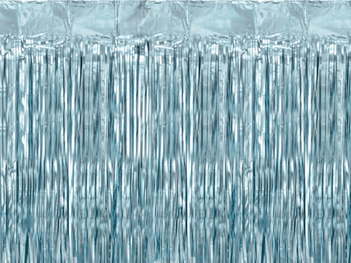 门帘 百叶式 100*200cm,浅蓝色